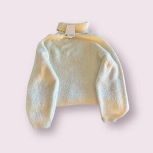 & Other Stories Elegant Creamy White Turtleneck sweater‎ size M